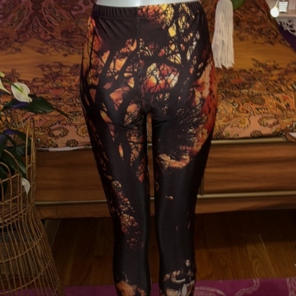 Haunted House Halloween Leggings - Picture 4 of 5